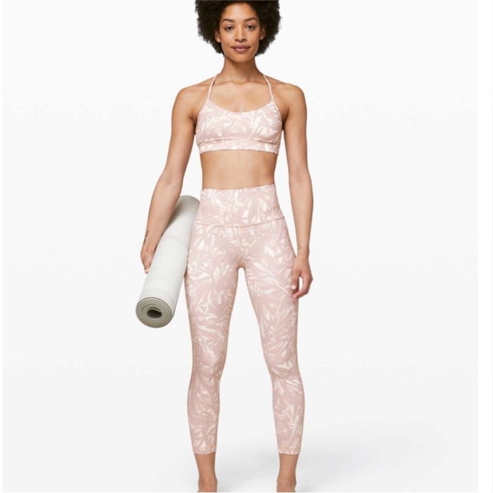 Lululemon pants pink/beige 7/8